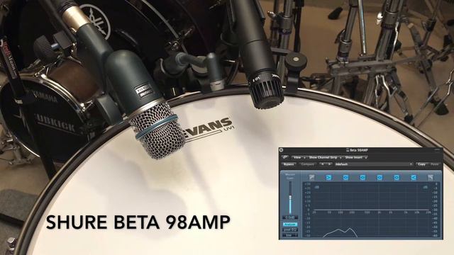 Shure Beta 56A vs Beta 98AMP vs SM57 - 16" Floor Tom Yamaha Live Custom смотреть онлайн