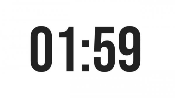 4 MINUTE TIMER - COUNTDOWN TIMER (MINIMAL)