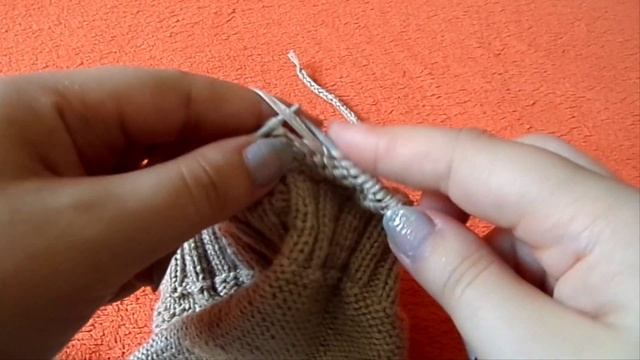 Шапка сова с ушками. Вязание спицами. Knitting(Hobby). смотреть онлайн
