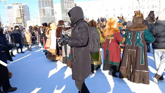 Хоровод Дружбы "Осуохай". Якутск, 5 марта 2022 смотреть онлайн
