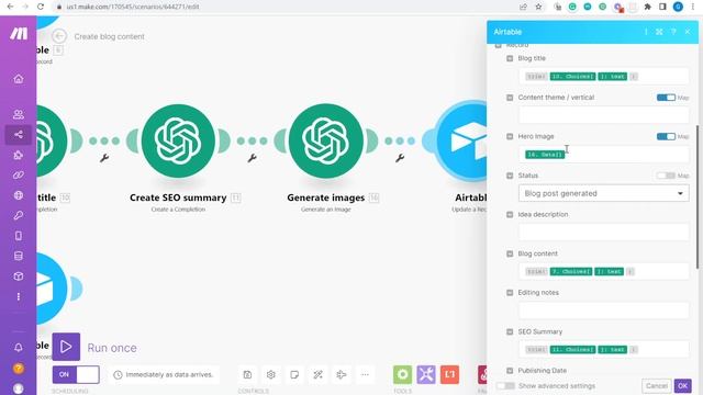 Create automated content blog with Airtable , OpenAi GPT3 and Webflow смотреть онлайн
