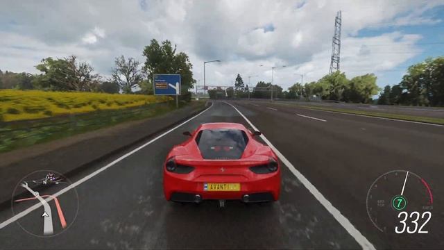FERRARI 488 GTB MAX SPEED | Forza Horizon 4 смотреть онлайн