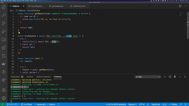 Functional try-catch in JavaScript смотреть онлайн