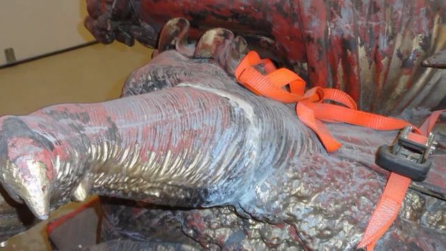 1800s Cast Zinc Statue Fountain Figure Repaired with Super Alloy 1 Solder Repair Kit смотреть онлайн