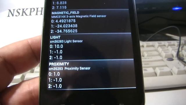 MIZ Z1 STAR B94M MTK6589 Обзор датчиков и работа программы SMART TOOLS смотреть онлайн