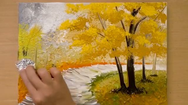 Как нарисовать парочку под дождем акриловыми красками /how to draw a couple in the rain смотреть онлайн