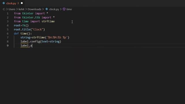 How To Create a Digital Clock using Python and Tkinter | Python Tutorial | For Beginners смотреть онлайн