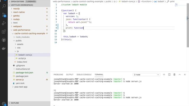 Caching Static Files with Node Express.js server. Inner Details explained смотреть онлайн
