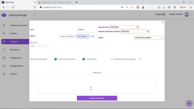 Project & Task management web application | React js & Laravel & mysql database смотреть онлайн