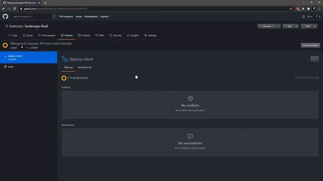 Project KodrOps - 12 Testing and deploying app code смотреть онлайн