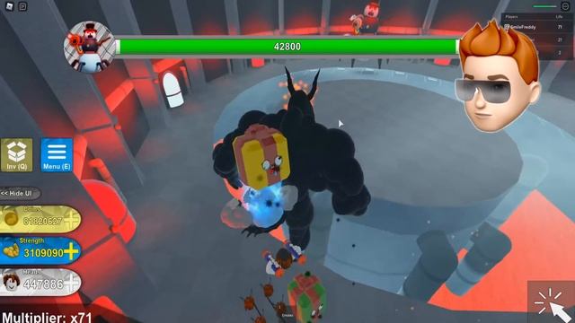 НОВОГОДНЕЕ ОБНОВЛЕНИЕ в МЕГА НУБ СИМУЛЯТОРЕ! Roblox смотреть онлайн