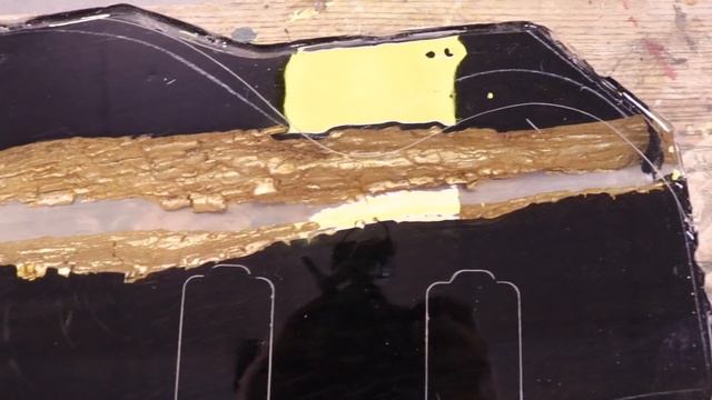 LP-style, Carved Epoxy Resin River Table Guitar FULL BUILD in 1 video смотреть онлайн