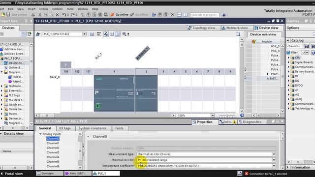 Lec#10 S7 1214 SM1231 RTD PT100 wiring смотреть онлайн
