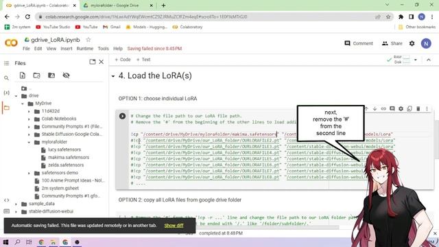 Load LoRA from Google Drive - Stable Diffusion Google Colab AUTOMATIC1111 web ui смотреть онлайн