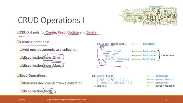 Lec 10.1 Intro to #MongoDB Query #datamining смотреть онлайн