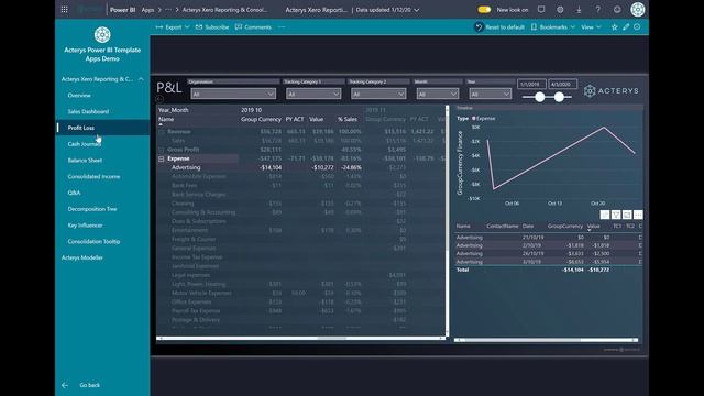 Getting Started: Acterys Power BI Template Apps For NetSuite, QuickBooks, Xero, MYOB, WorkflowMax, смотреть онлайн