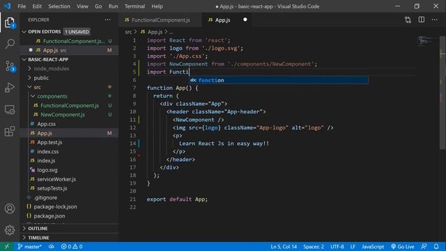 React JS Tutorial - 3 - Functional Component смотреть онлайн