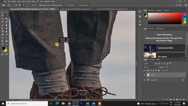 Photoshop Tutorial - Class 06 Object Selection Tool (Photoshop in hindi) смотреть онлайн