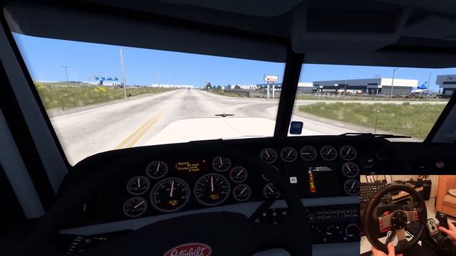 American Truck Simulator 011 Cheyenne(WY) to Burlington(CO) with Peterbilt 389 LowRoof Sleeper 500h смотреть онлайн