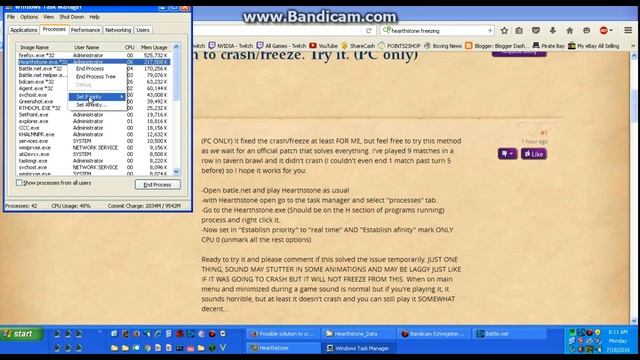 How to stop Hearthstone from crashing freezing *solution* смотреть онлайн