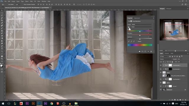 Adding Realistic Fog In Photoshop cc 2017 | Making Woman Fly смотреть онлайн