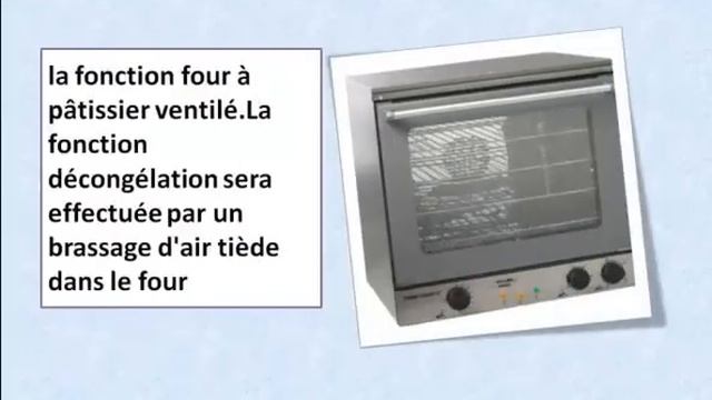 Roller Grill - R.FC60TQ - Four Chaleur Tournante - Turbo - Quartz смотреть онлайн