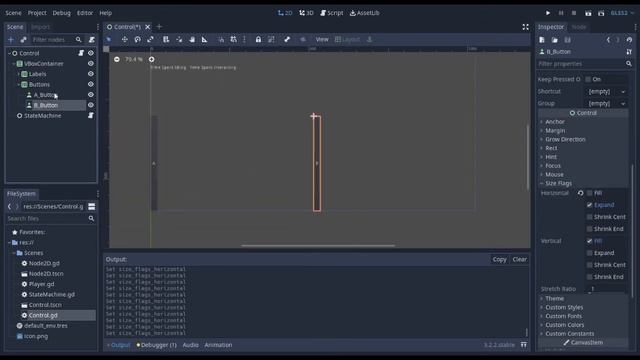 Godot Tutorial: Control Size Flags смотреть онлайн