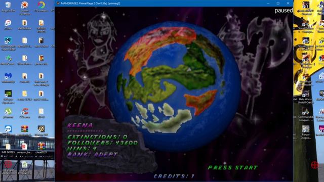 primal rage 2 malyssa - mame4rage emulator - pc arcade gameplay 1080p 60fps uk arcades смотреть онлайн