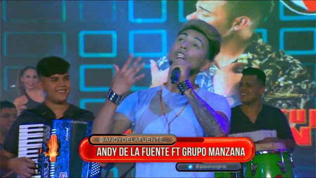 Andy de la Fuente ft Grupo Manzana en Pasion de Sabado 22 1 2022 смотреть онлайн