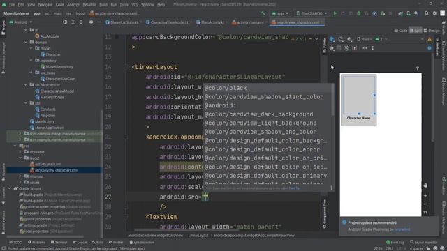 Marvel Universe API App Kotlin Android Studio in Hindi Part 4 смотреть онлайн
