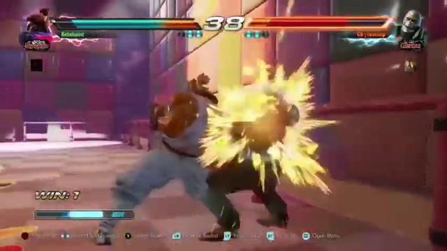 75% health bar gone! Akuma death combo Tekken 7. смотреть онлайн