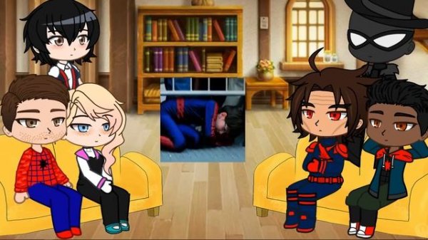 Spider-Verse React To Spider-Man | Peter Parker | Gacha react