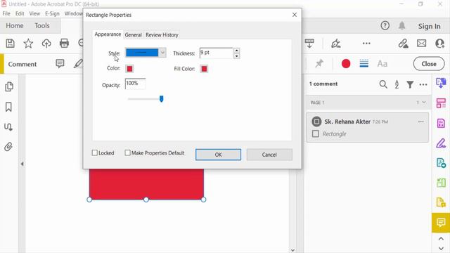 How to draw a box in a pdf on Adobe Acrobat Pro DC смотреть онлайн