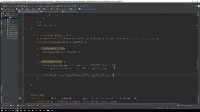 102. Part 10. Como Tomar foto y almacenarla en el dispositivo - BD Remota en Android смотреть онлайн