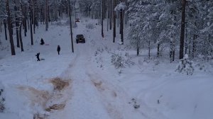 Test drive Grand Cherokee 4.0 Automatic.   Заезд по глубокому снегу. #testdrive #offroad #jeep