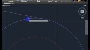 отрезок, касательный к двум окружностям AUTOCAD