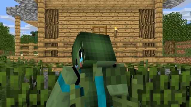 Monster School : RIP Zombie Girl | Zombie Life 7 - Minecraft Animation смотреть онлайн