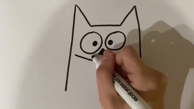 Как нарисовать кошку легко и просто. Поэтапно рисуем смотреть онлайн