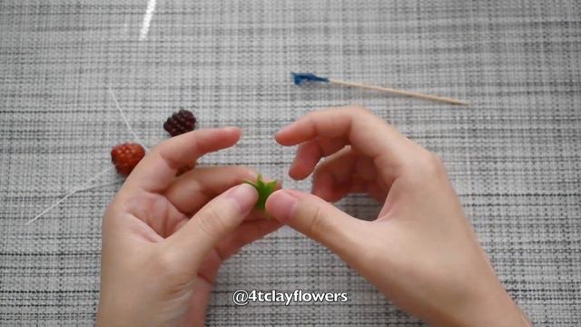 DIY. Raspberries Handmade Tutorial [polymerclay, coldporcelain, sugar craft, airdry clay] смотреть онлайн