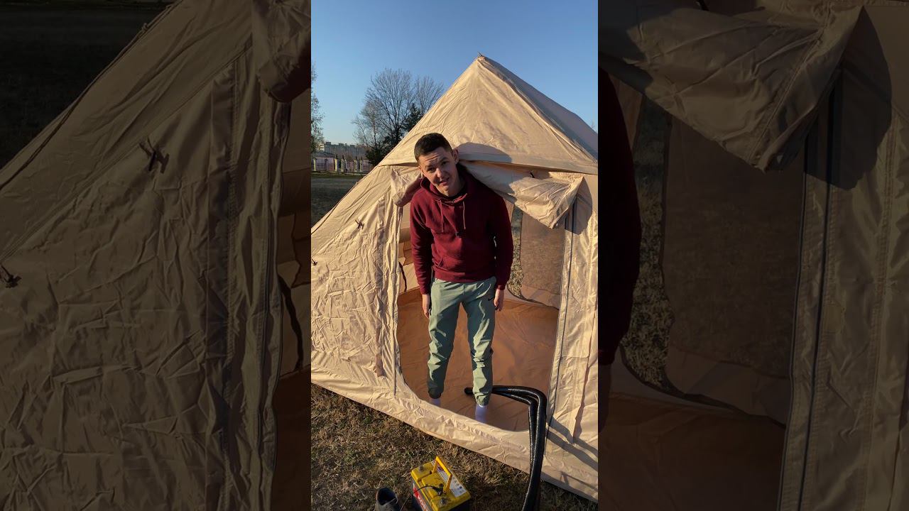 Надувная палатка за 3 качка смотреть онлайн