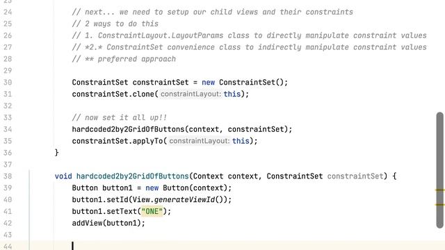How to Programmatically Setup an Android ConstraintLayout at Runtime with ConstraintSet смотреть онлайн