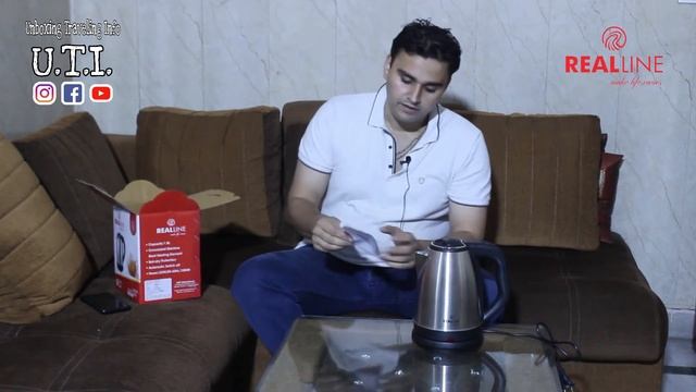 Real Line Electric Kettle Glory EX RL-722 1500W Unboxing & Review | With 1 year Company Warranty смотреть онлайн