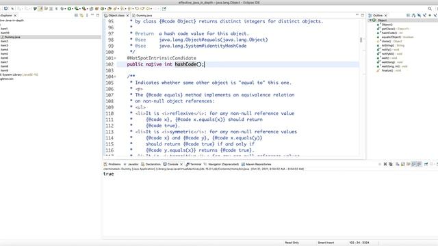 Effective Java in depth -- Item 10: Obey the general contract when overriding “equals” смотреть онлайн