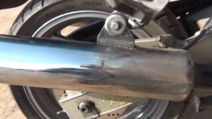 ПОЛИРОВКА ХРОМА НА МОТО. ZZR400