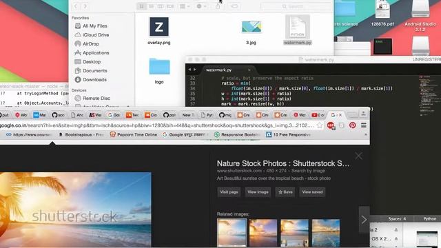 Watermark Images - Python Flask (Alpha Stage) смотреть онлайн
