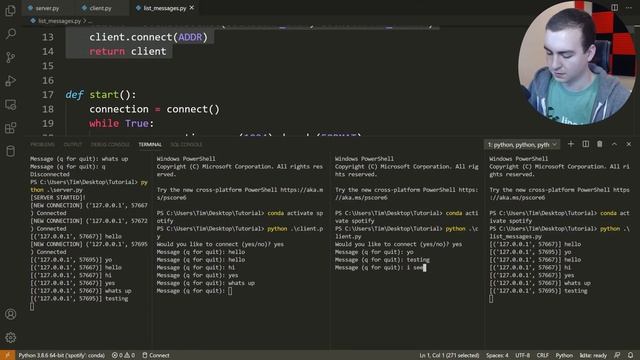 Deploying a Chatroom Server With Linode | Tech With Tim SuperUser Pt 2 смотреть онлайн