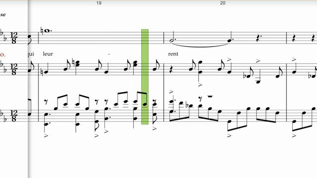 Faure , Les berceaux , Soprano (c minor) , accompaniment смотреть онлайн