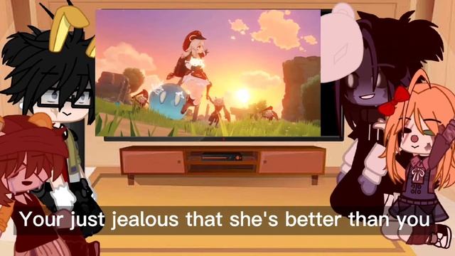 Aftons React to Genshin Impact || Part 1 || Gacha Club смотреть онлайн