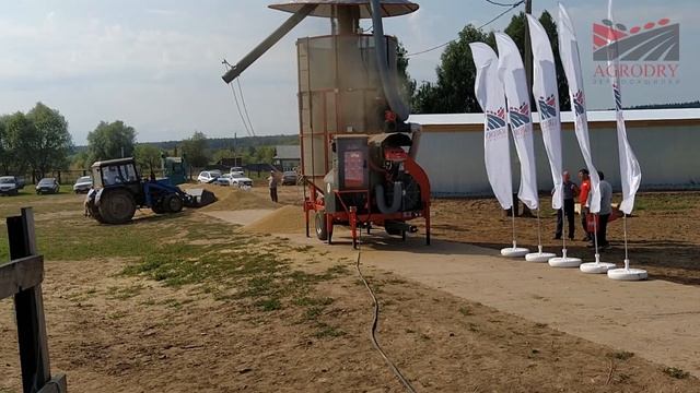 Видео запуска зерносушилки Агродрай ТКМ 15 дизель в Татарстане смотреть онлайн