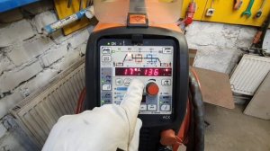 Настройка аппарата TIG на сварку сот радиатора.